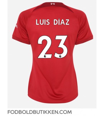 Liverpool Luis Diaz #23 Hjemmebanetrøje Dame 2022-23 Kortærmet